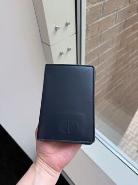 Dior Beauty Unisex Blue Logo Passport Holder
